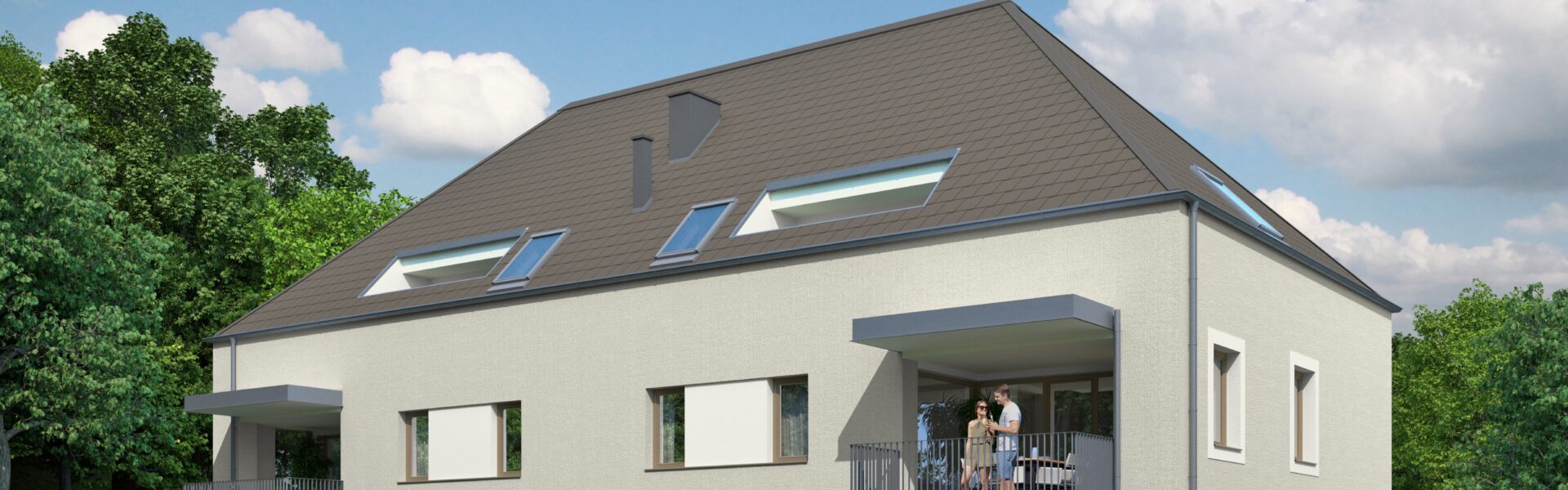 Panoramabild vom Bauprojekt: Am Alten Feldweg 49
