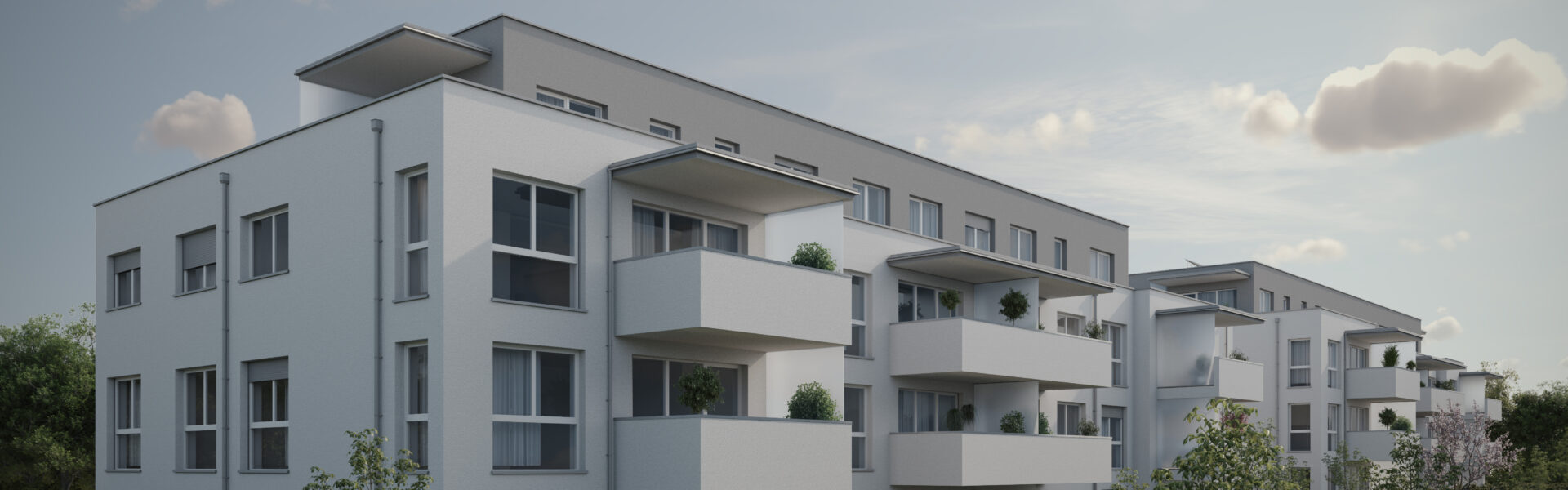 Panoramabild vom Bauprojekt: Ankommen und Wohlfühlen in Sattledt