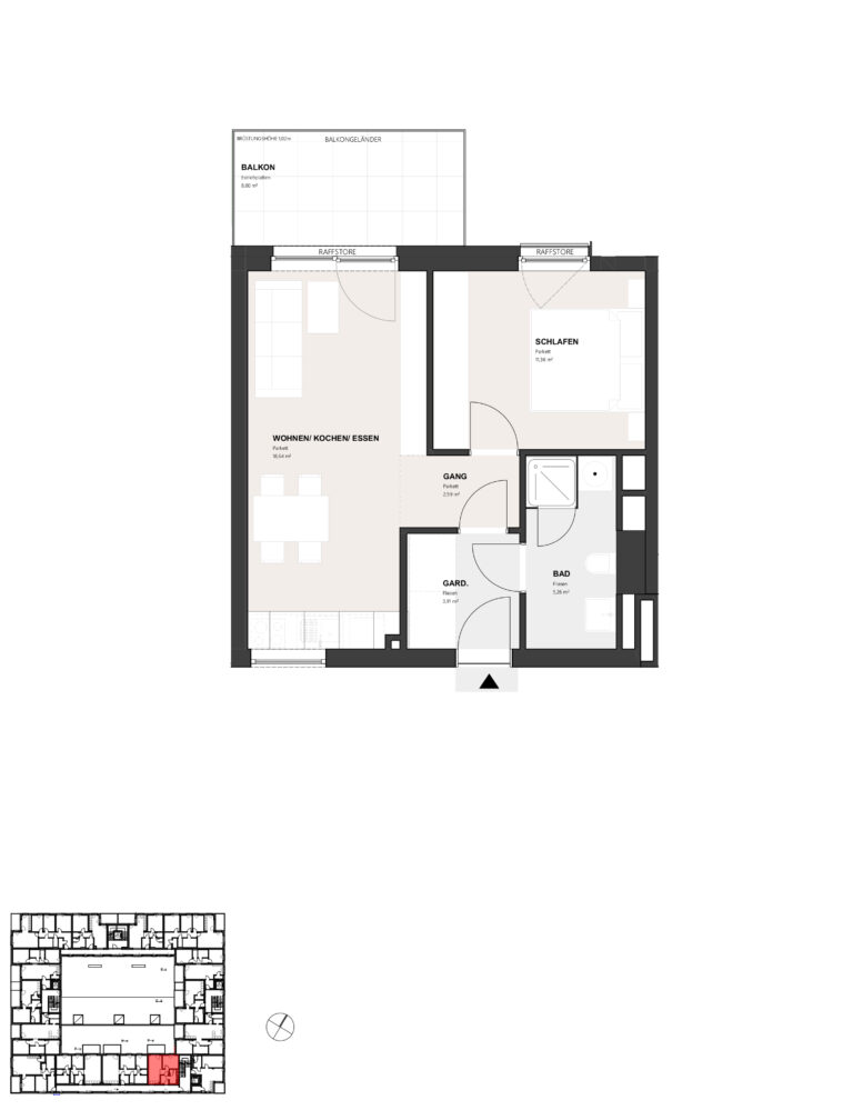 Wohnungsplan Typ: 11