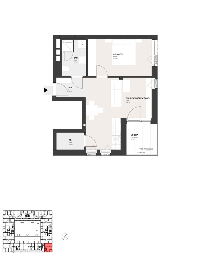 Wohnungsplan Typ: 12