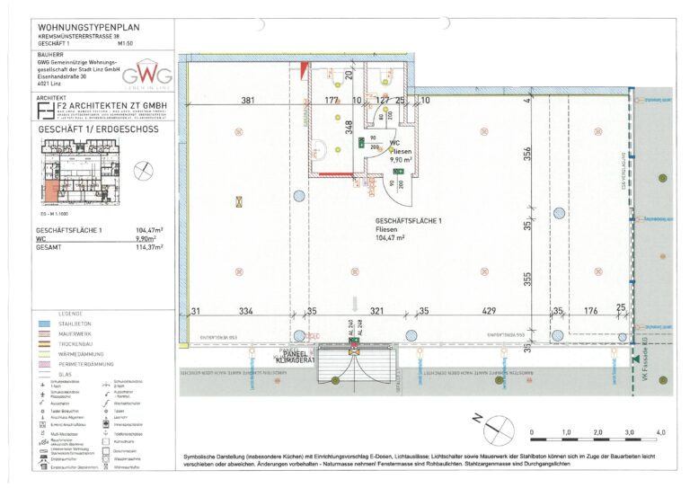 Wohnungsplan Typ: GL
