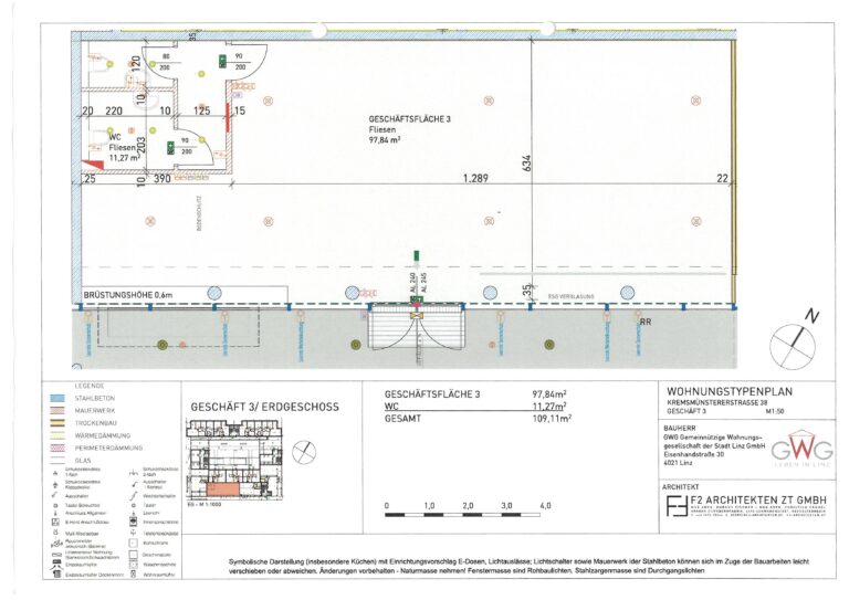 Wohnungsplan Typ: GL3