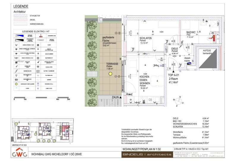 Wohnungsplan Typ: A
