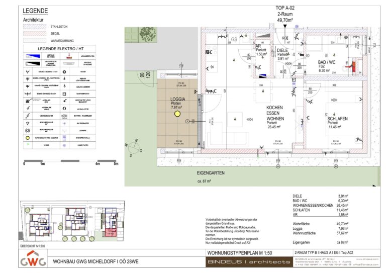 Wohnungsplan Typ: B