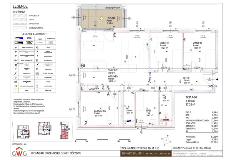 Wohnungsplan Typ: J