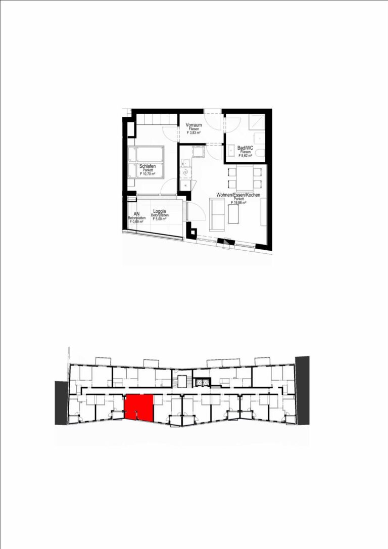 Wohnungsplan Typ: G