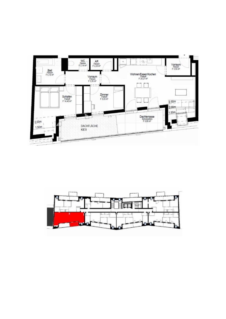 Wohnungsplan Typ: L