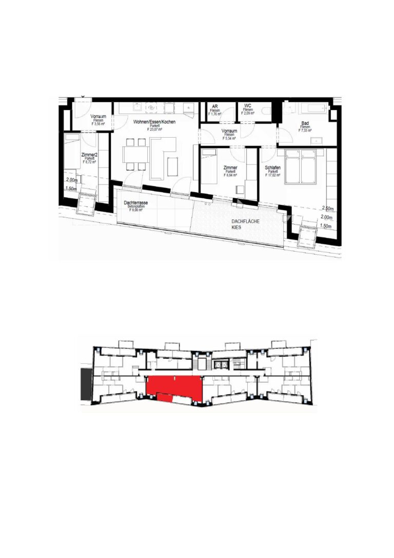 Wohnungsplan Typ: M