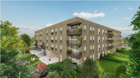 Exclusive Mietkaufwohnung im Stadtteil Ebelsberg **Erstbezug Juni 2026** 2-Raum-Wohnung im 3. Stock, Loggia, Balkon, Tiefgaragenabstellplatz, 4030 Linz, Wohnung