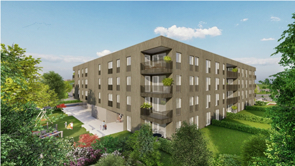 Exclusive Mietkaufwohnung im Stadtteil Ebelsberg **Erstbezug Juni 2026** 2-Raum-Wohnung im 3. Stock, Loggia, Balkon, Tiefgaragenabstellplatz - Clipboard Image (2)