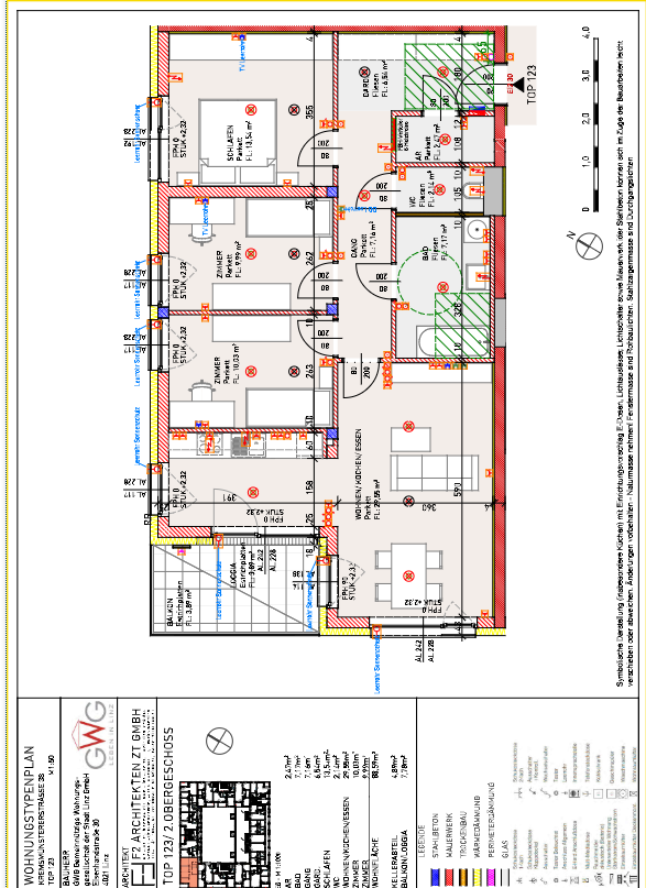 Exclusive Mietkaufwohnung im Stadtteil Ebelsberg **Erstbezug Juni 2026** 4-Raum-Wohnung im 2. Stock, Loggia, Balkon, Tiefgaragenabstellplatz - Clipboard Image