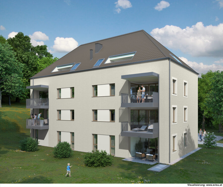 Traumhafte 3 Zimmer Eigentumswohnung im obersten Geschoß mit Lift am Stadtrand von Linz in Traumlage *Provisionsfrei* - Top 7 - Visualisierung Feldweg-3-v4