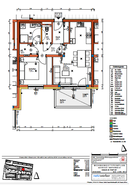 Tolle 2 Zimmer Neubau-Wohnung im 1ten Stock mit Lift - machen Sie Ihre Miete zum Eigentum *Fertigstellung Frühjahr 2026* - Wohnungsplan