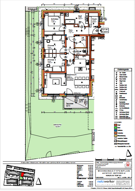 Wunderschöne Familienneubauwohnung mit 4 Zimmern und Garten - Verwandeln Sie Ihre Miete in Eigentum *Fertigstellung Frühjahr 2026* - Wohnungsplan