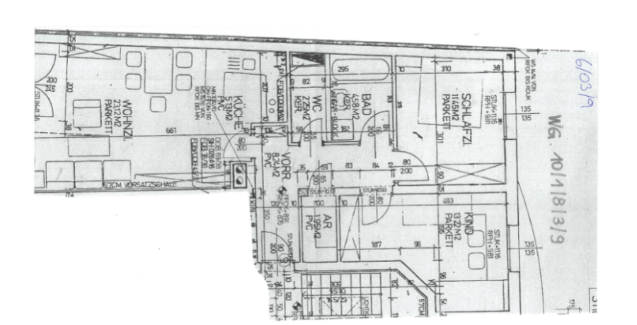 Schöne 3-Raum-Wohnung im obersten Geschoß in ruhiger Lage mit Balkon **kein Lift** **fix zugeordneter PKW Abstellplatz** - Clipboard Image