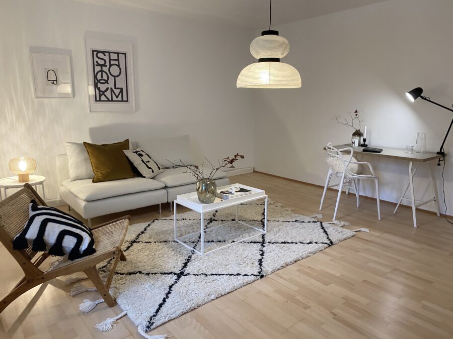 Großzügige helle 2 Raum-Wohnung im Erdgeschoß in ruhiger Lage **bei den Bildern handelt es sich um Einrichtungsbeispiele** - WZ2