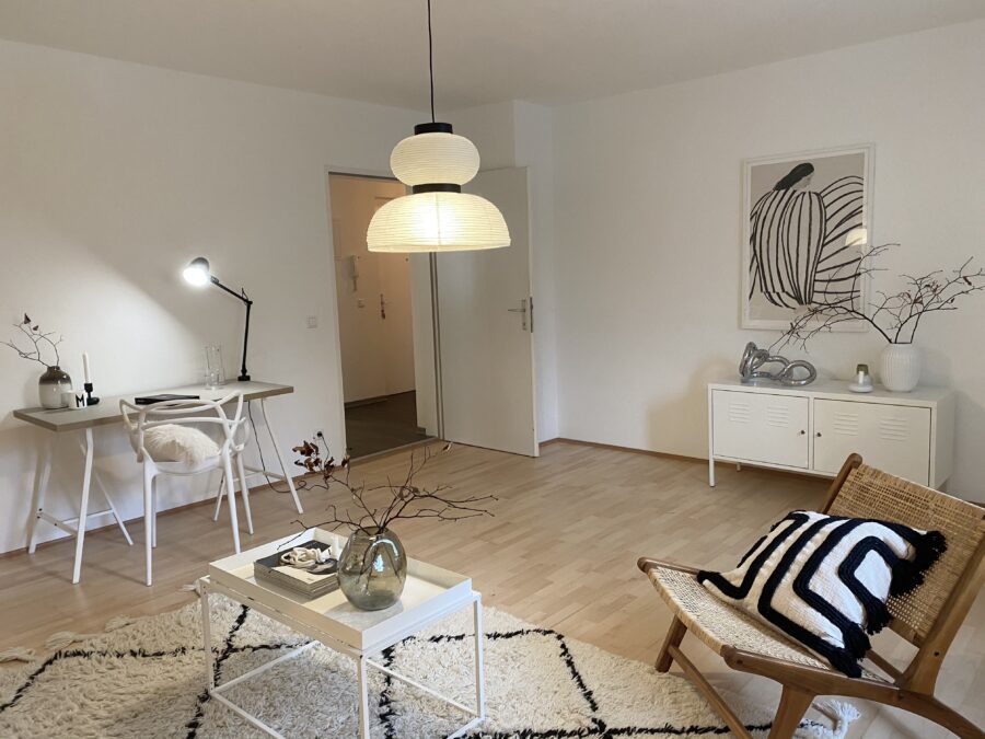 Großzügige helle 2 Raum-Wohnung im Erdgeschoß in ruhiger Lage **bei den Bildern handelt es sich um Einrichtungsbeispiele** - WZ3