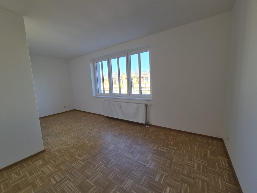 Singlewohnung in ruhiger Wohnanlage **Wohnküche und Schlafzimmer - große Loggia** im 2. Stock ** fix zugeordneter PKW Abstellplatz - 20260119_Schlafzimmer