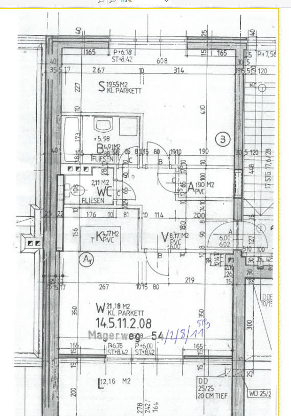 Singlewohnung in ruhiger Wohnanlage **Wohnküche und Schlafzimmer - große Loggia** im 2. Stock ** fix zugeordneter PKW Abstellplatz - Clipboard Image