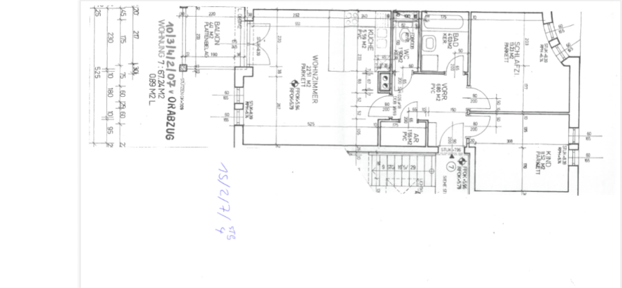3-Raum-Wohnung mit Balkon im 2. Stock und fix zugeordnetem PKW Abstellplatz in ruhiger Lage - Clipboard Image