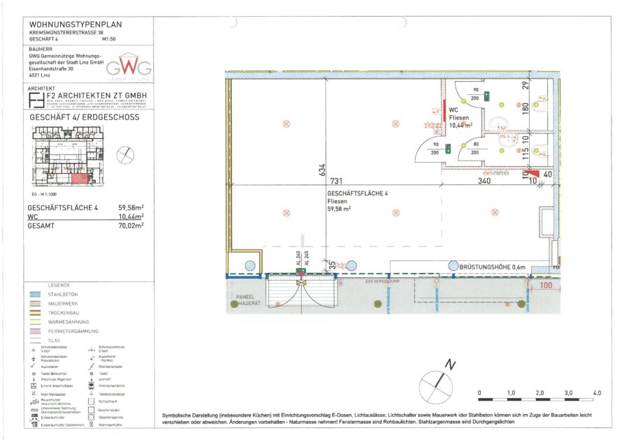 Tolles ebenerdiges NEUBAU-Geschäftslokal belagsfertig - Umbaumöglichkeiten nach Absprache *Fertigstellung August/September 2026* - Geschäftsfläche 4