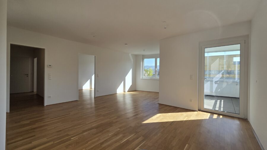 Barrierefrei erreichbare 3-Zimmer-Neubauwohnung mit Loggia im 1ten Stock mit Lift und fix zugeordnetem Tiefgaragenabstellplatz *Übergabetermin 22.05.2024* - 20260407_095738