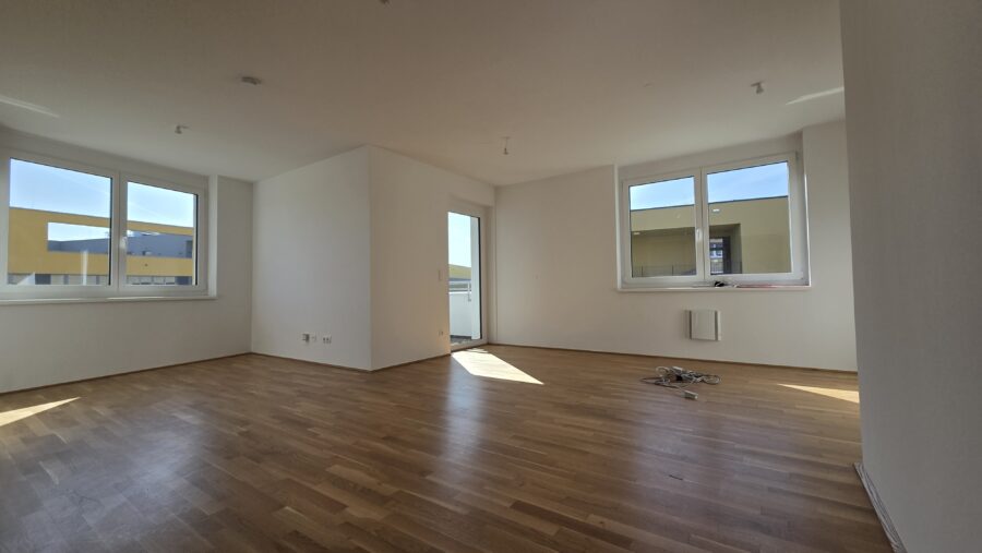 Barrierefrei erreichbare 3-Zimmer-Neubauwohnung mit Loggia im 1ten Stock mit Lift und fix zugeordnetem Tiefgaragenabstellplatz *Übergabetermin 22.05.2024* - 20260407_095652