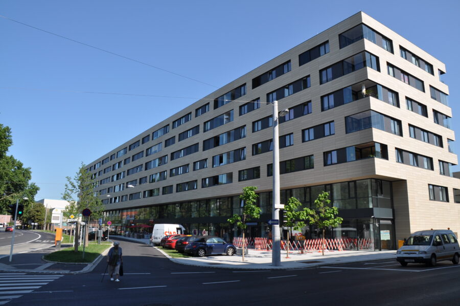 Ruhig arbeiten, zentral angebunden – Bürofläche im 1. OG, Gruberstraße Linz - Hausansicht