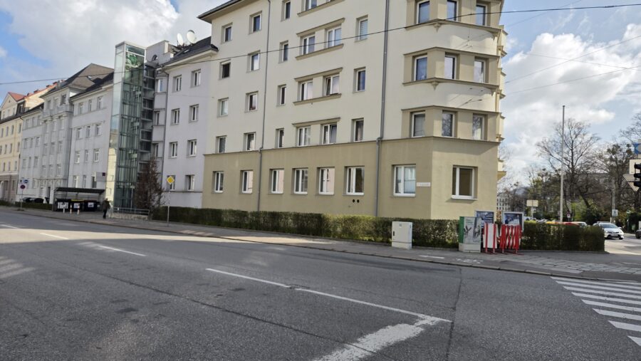 Zentrale Fläche nahe Südbahnhofmarkt - ideal für Therapie, Büro, Schulung oder Coaching - Aussenansicht