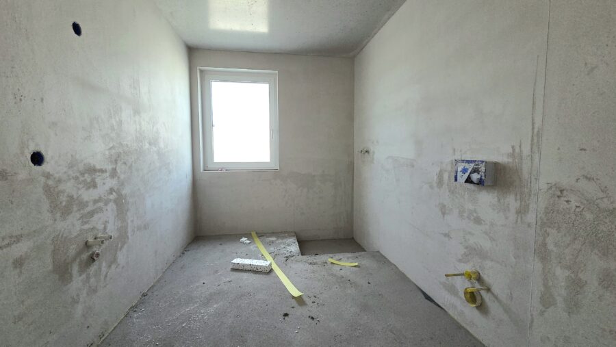 Über den Dächern von Micheldorf: moderne 2-Zimmer-Wohnung mit Dachterrasse - Badezimmer