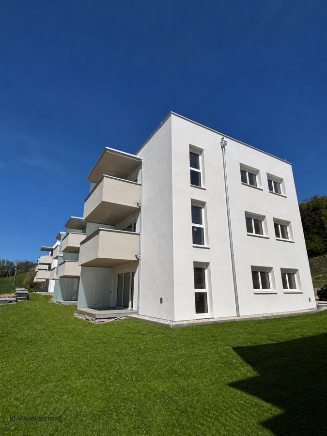 Erstbezug Juli 2026: Moderne 4-Zimmer-Mietkaufwohnung in Engerwitzdorf | Neubau mit Balkon & 2 Stellplätzen | Achtung: nur noch wenige verfügbar! - Außenansicht