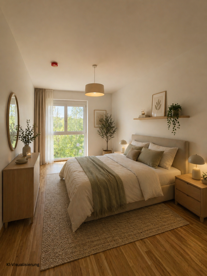 Erstbezug Juli 2026: Moderne 4-Zimmer-Mietkaufwohnung in Engerwitzdorf | Neubau mit Balkon & 2 Stellplätzen | Achtung: nur noch wenige verfügbar! - Schlafzimmer